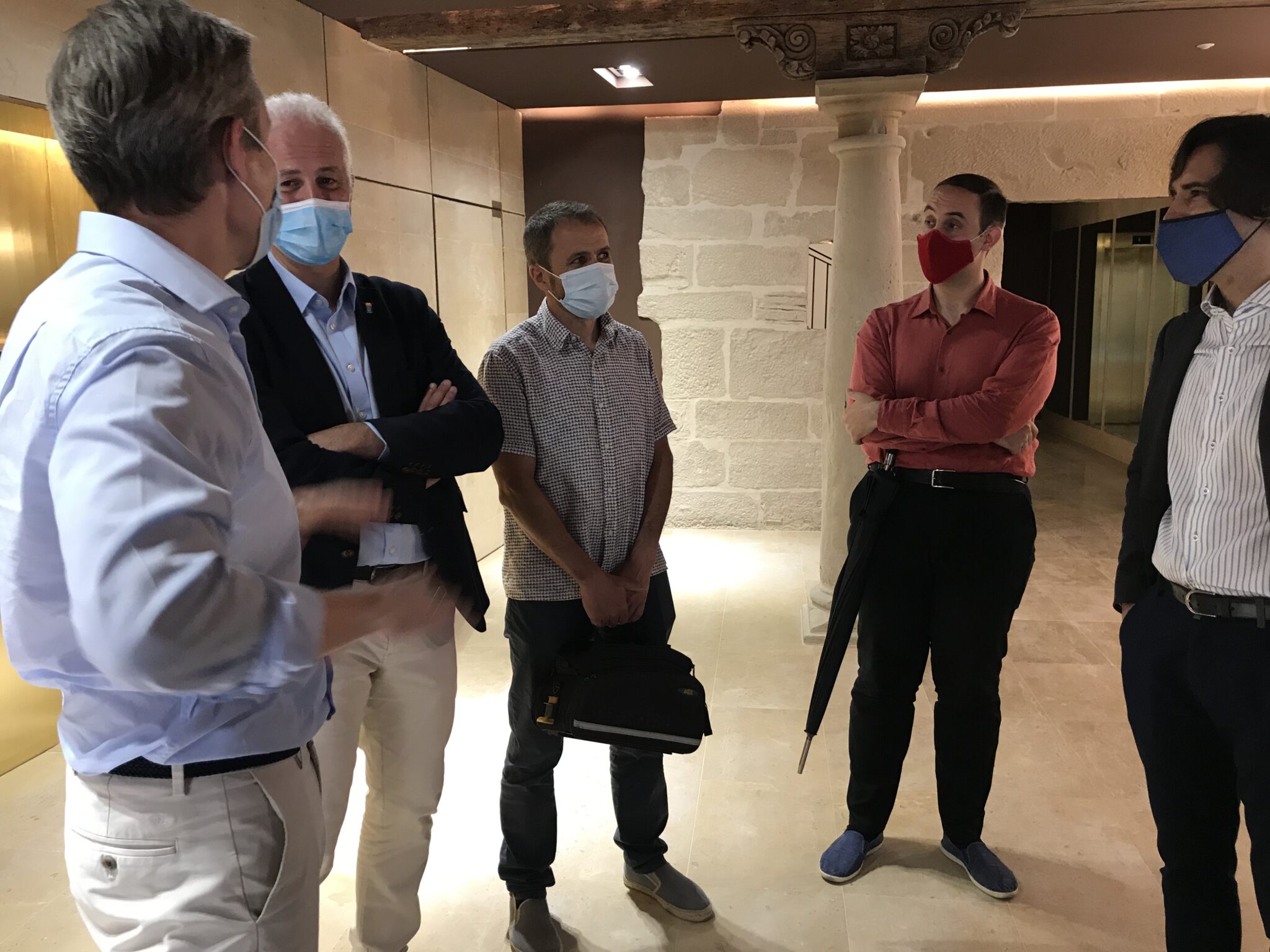El alcalde de Logroño visita Residencial Novelty Plaza